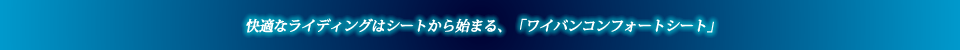 ワイバンコンフォートシート