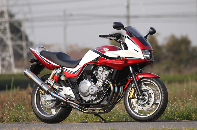 アールズギアワイバン　チタンサイレンサー　60.5 CB400SF SB状態