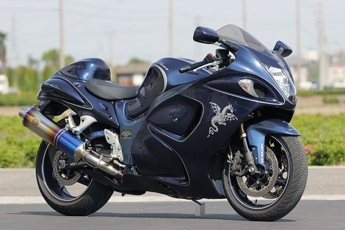 GSX-1300R 隼　ワイバンマフラー