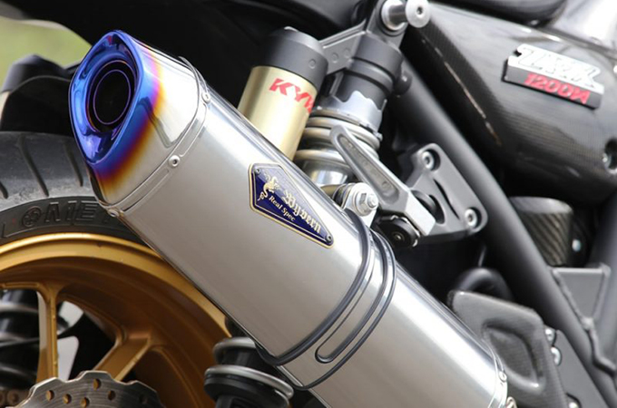 ZRX1200 DAEG（'09～'16）リアルスペック フルエキゾースト マフラー